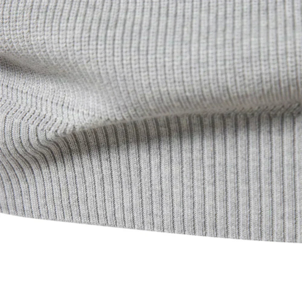 Quarter Zip Knitted Jumper | Pullover 4