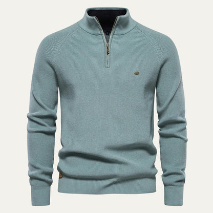 Quarter Zip Knitted Jumper | Pullover 6