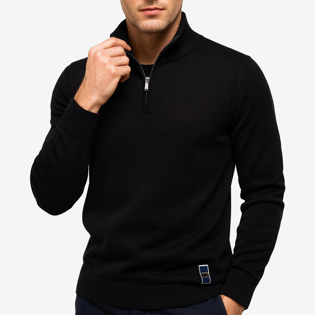 Quarter Zip Sweater – Fitted Knit Shape & Zip Vent 2