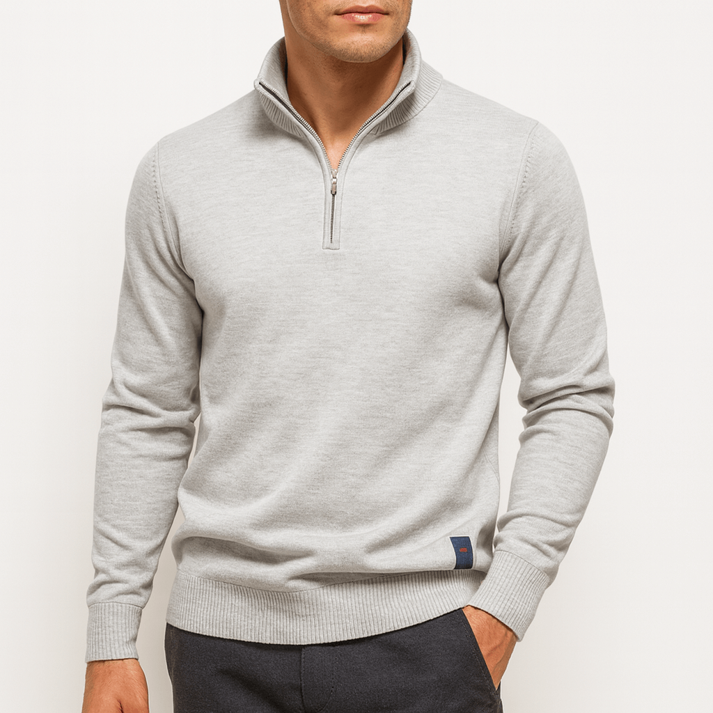 Quarter Zip Sweater – Fitted Knit Shape & Zip Vent 5