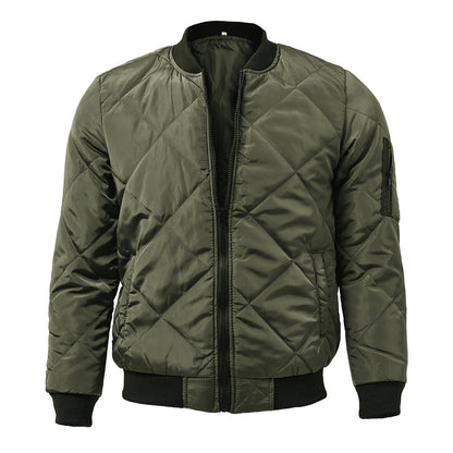 Quilted Bomber Jacket | Zip Front Classic Fit 1