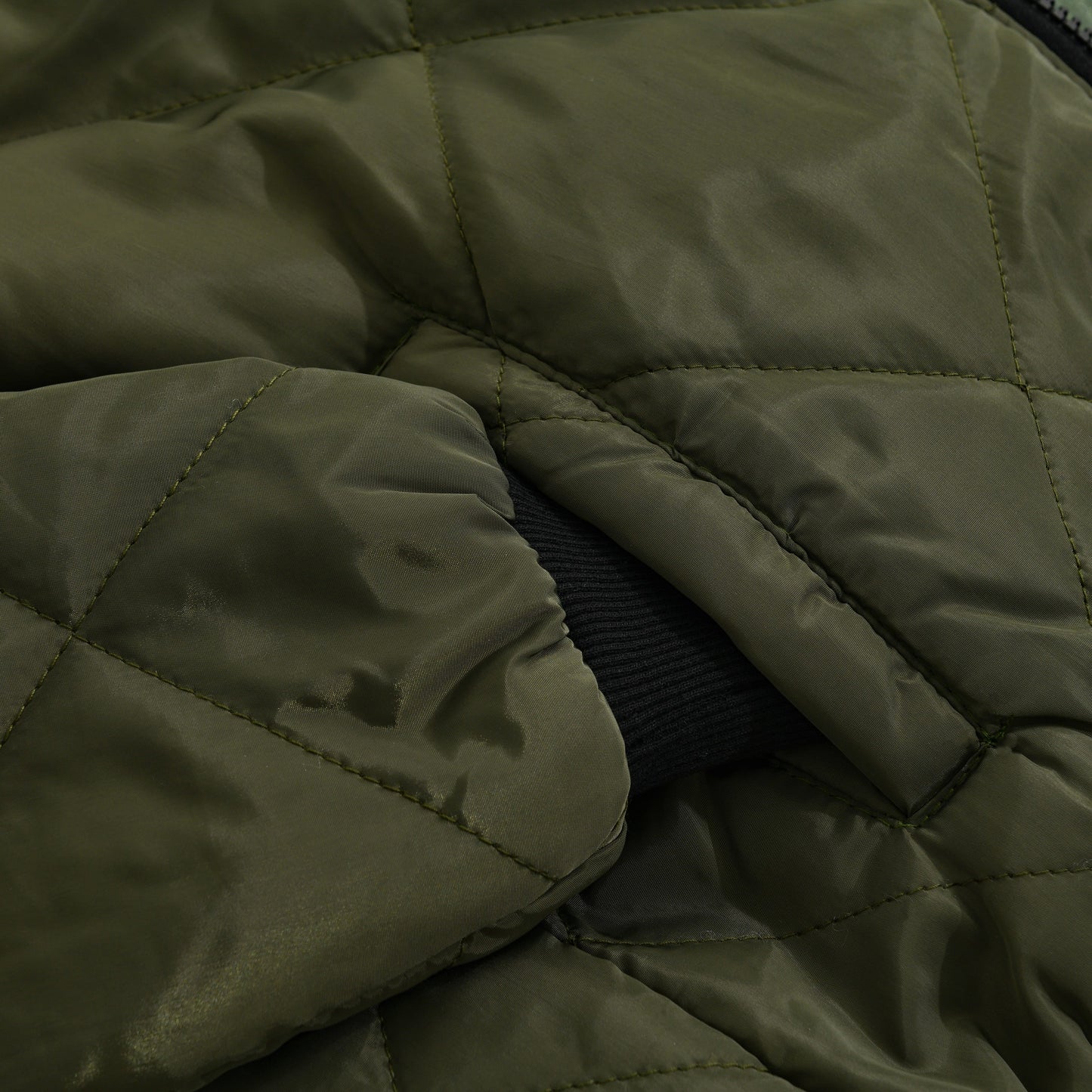 Quilted Bomber Jacket | Zip Front Classic Fit 3