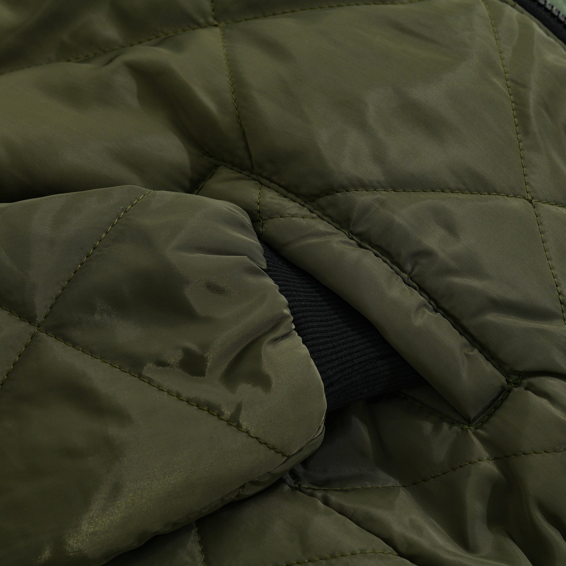 Quilted Bomber Jacket | Zip Front Classic Fit 3
