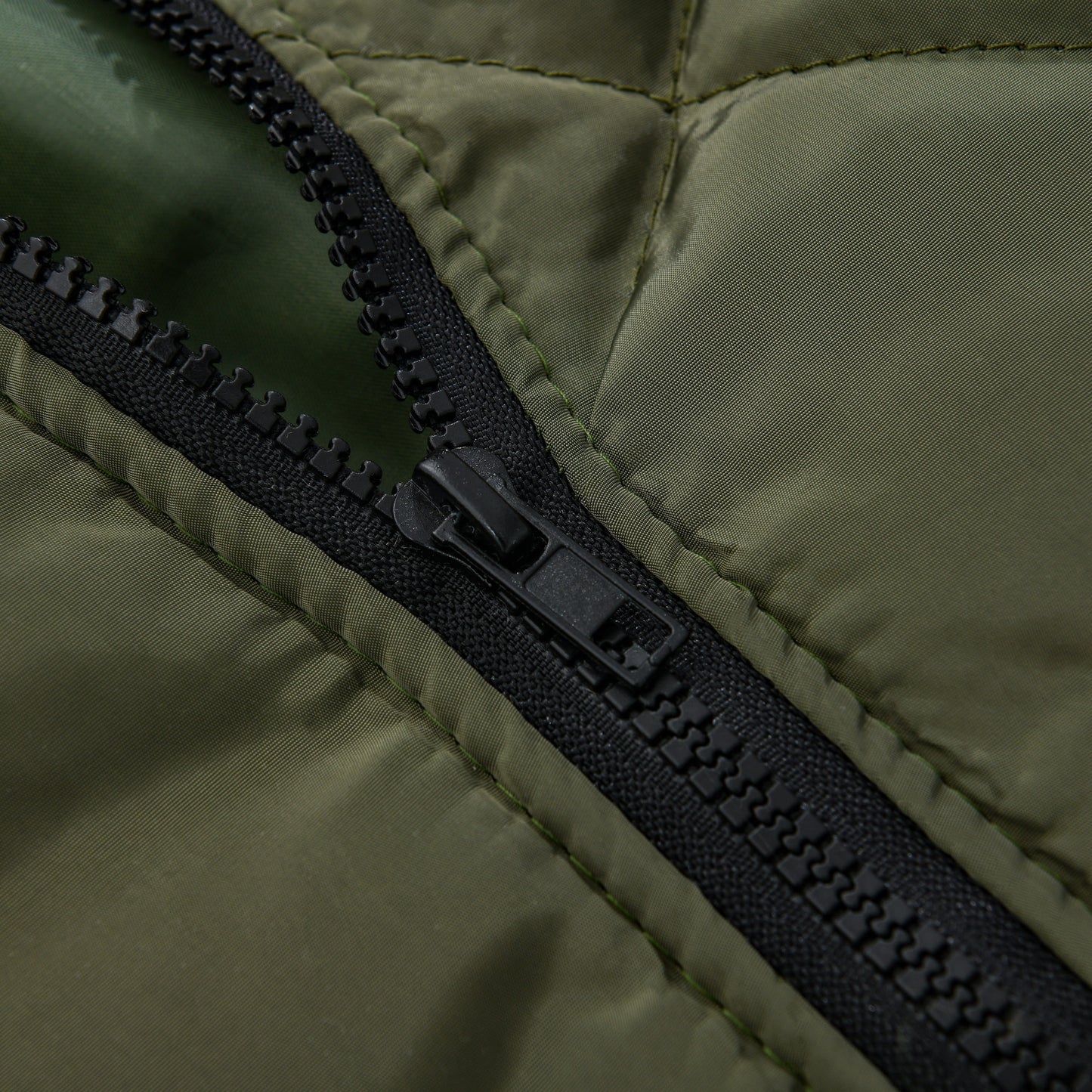 Quilted Bomber Jacket | Zip Front Classic Fit 4