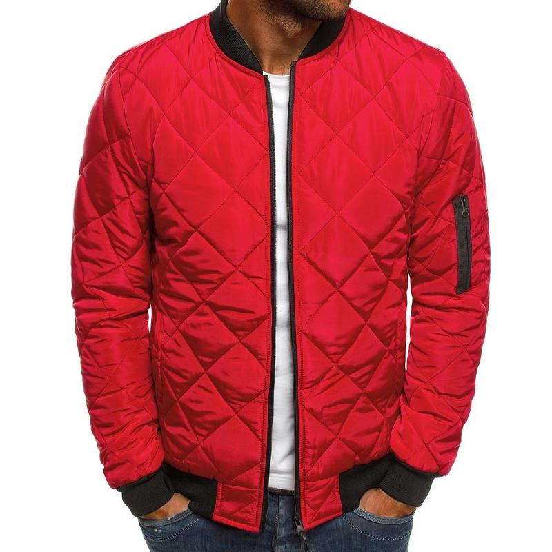 Quilted Bomber Jacket | Zip Front Classic Fit 5