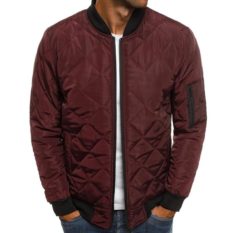 Quilted Bomber Jacket | Zip Front Classic Fit 6
