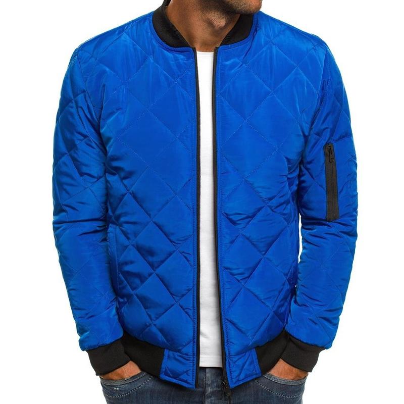 Quilted Bomber Jacket | Zip Front Classic Fit 7