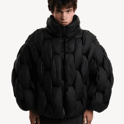 VogeLuxe | Men’s Oversized Cropped Puffer Jacket