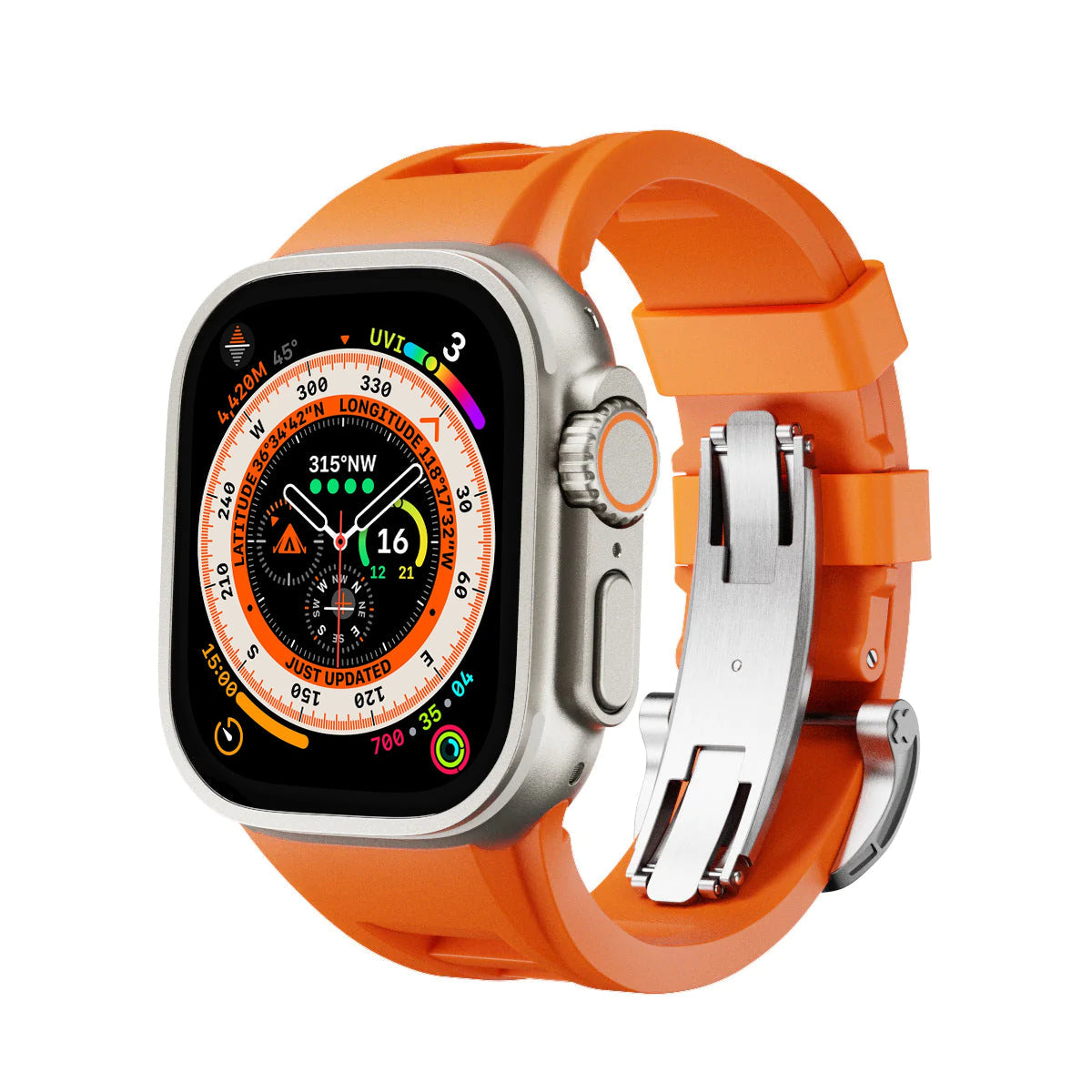 Sporty FKM Strap for Apple Watch