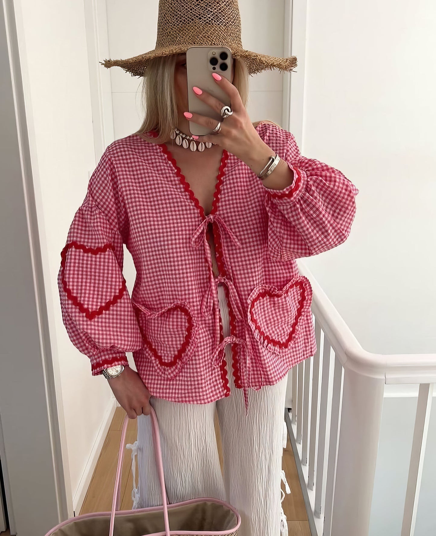 Chic Love Heart Top for Fashionable Ladies