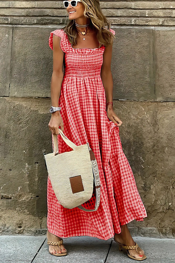 Ladies Lightweight Floral Maxi Dress