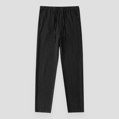 Regular Fit Linen Trousers Old Money Pants