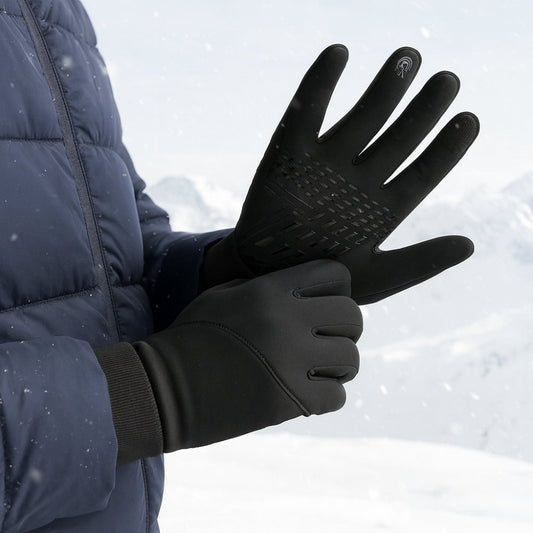Warm Insulated Touchscreen Gloves for Outdoor Use - VogeLuxe