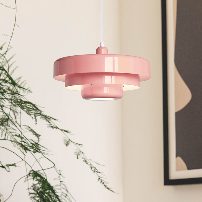Colorful Glass Multi-Layer Pendant Light