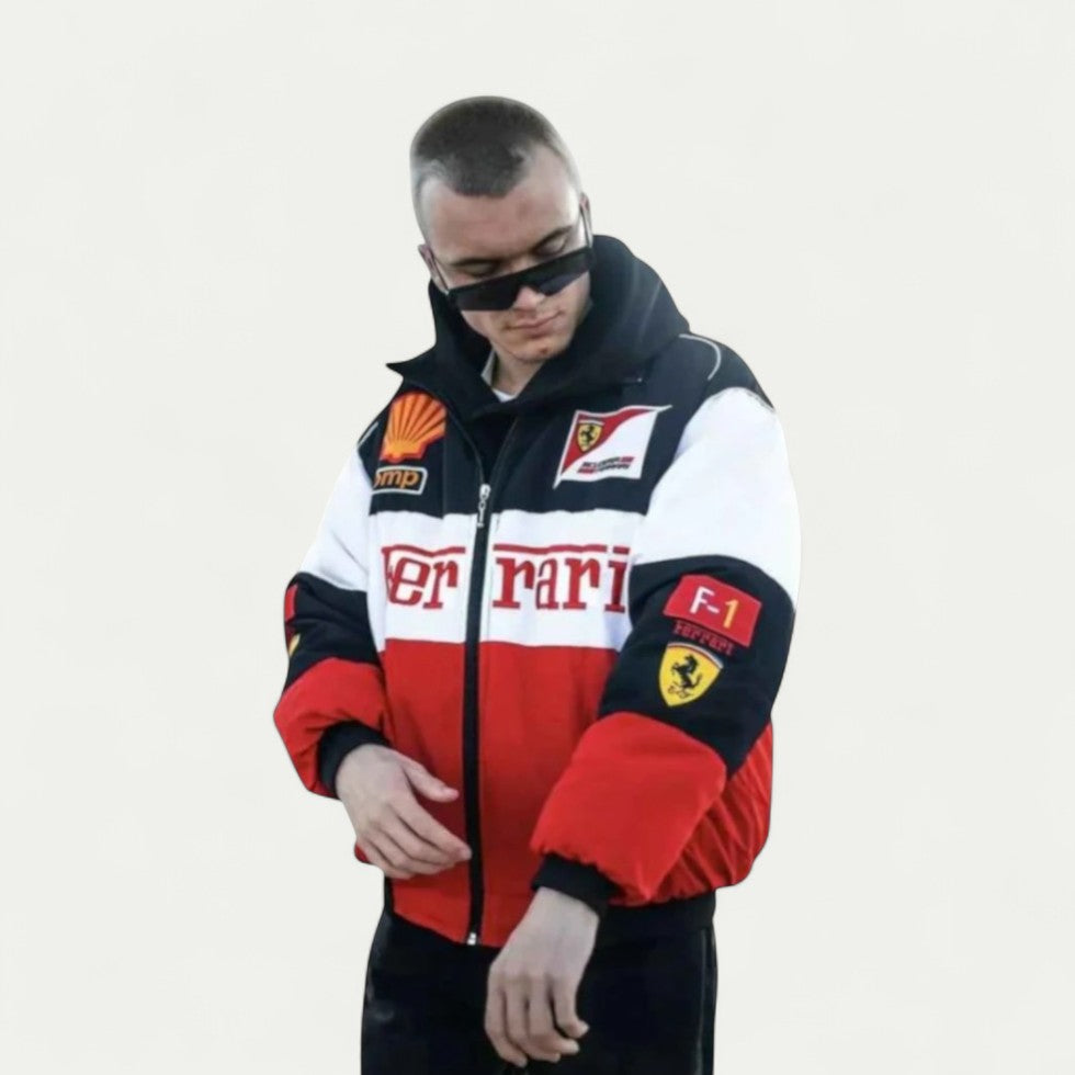 Retro Unisex Formula One Racing Bomber Jacket 3