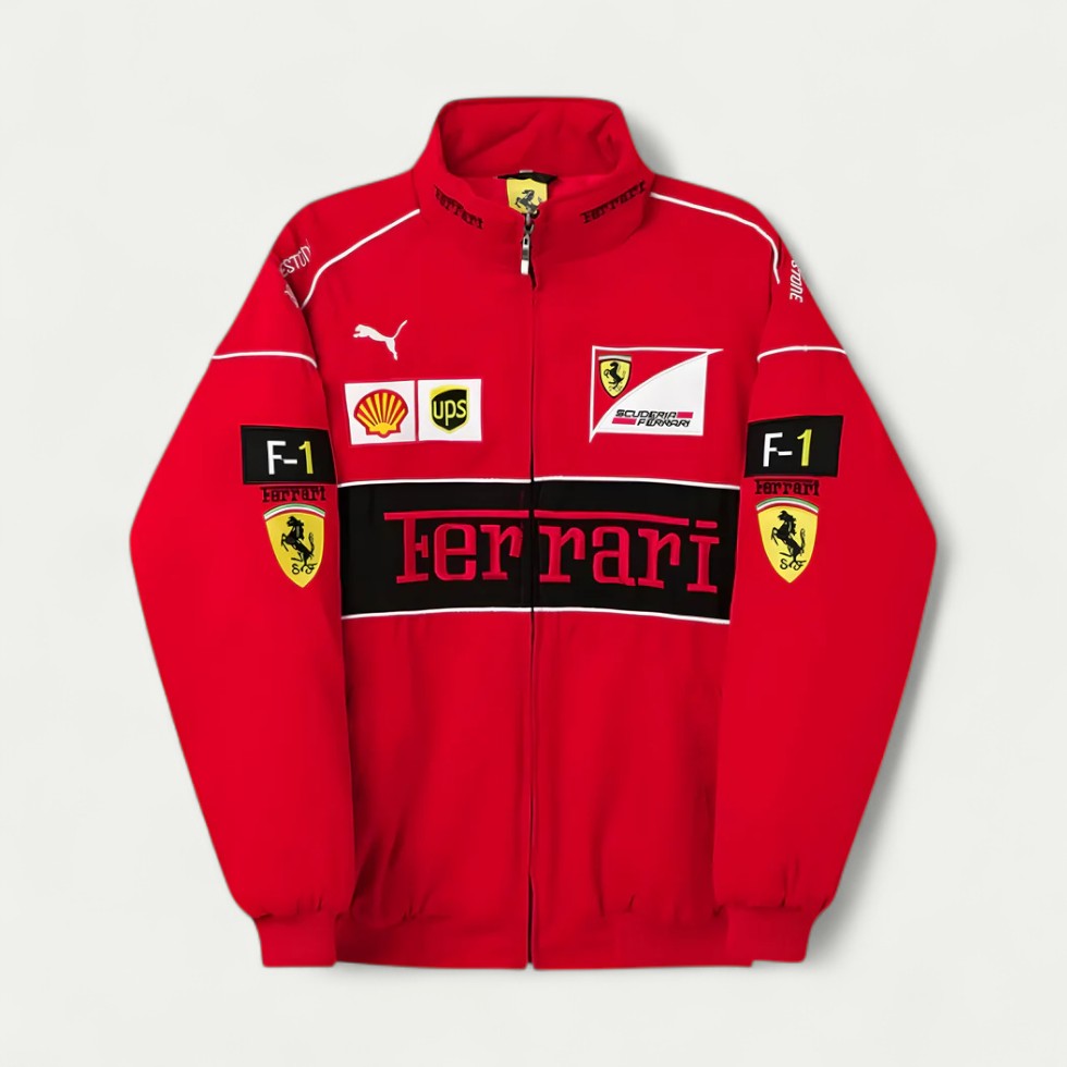 Retro Unisex Formula One Racing Bomber Jacket 6