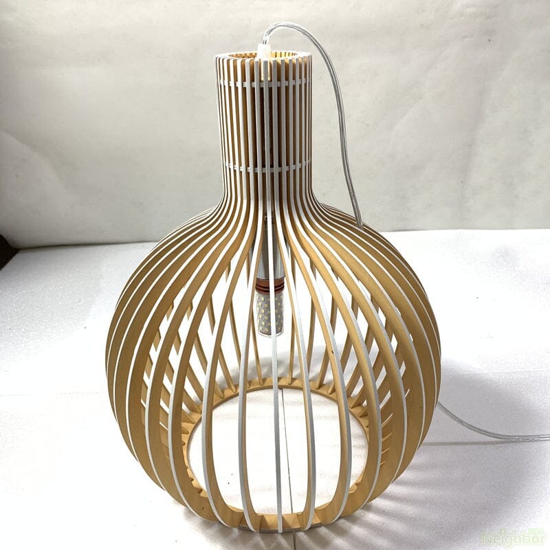 Natural Bamboo Pendant Light For Kitchen Island