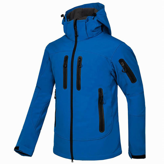 Warm Men's Zip Up Hoodie Jacket - VogeLuxe