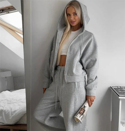 Ladies' Fleece Tracksuit Set