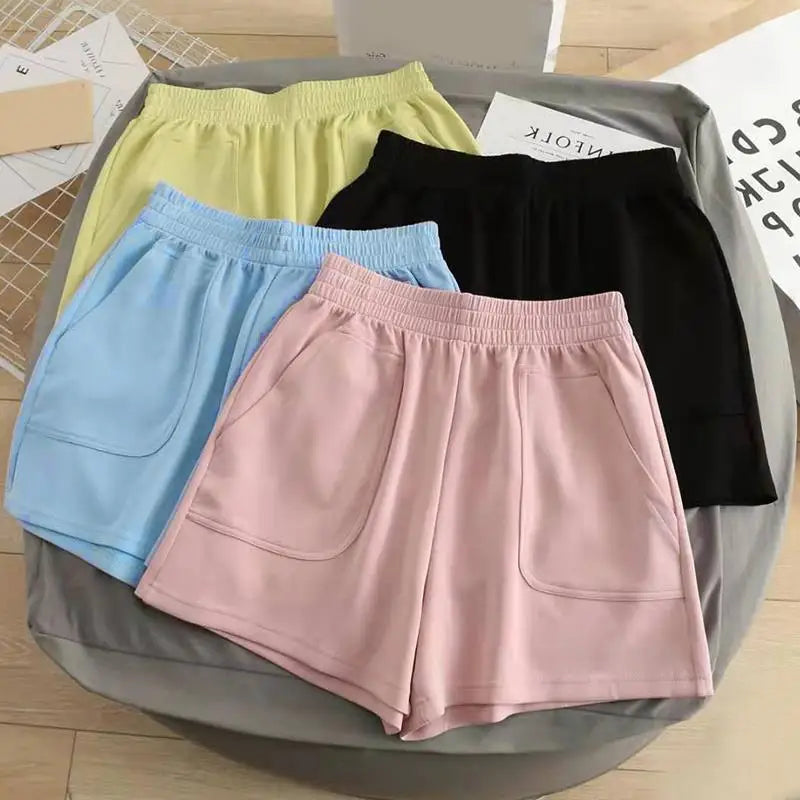 Relaxed Fit High-Waist Summer Shorts - BritishElegance