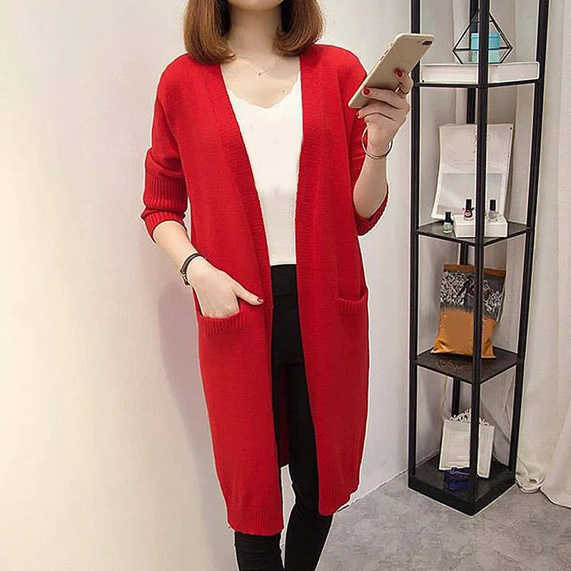 Warm Women's Parka Coat with Zip and Pockets