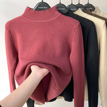 Soft Knit Half Zip Sweater for Men