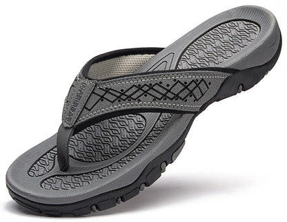 Men's Waterproof Beach Flip Flops - Breathable Summer Shoes