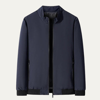 VogeLuxe | Men’s Stylish Stand Collar Bomber Jacket