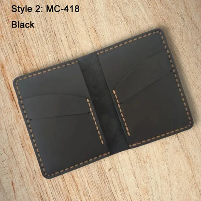 Premium Brown Leather Card Wallet