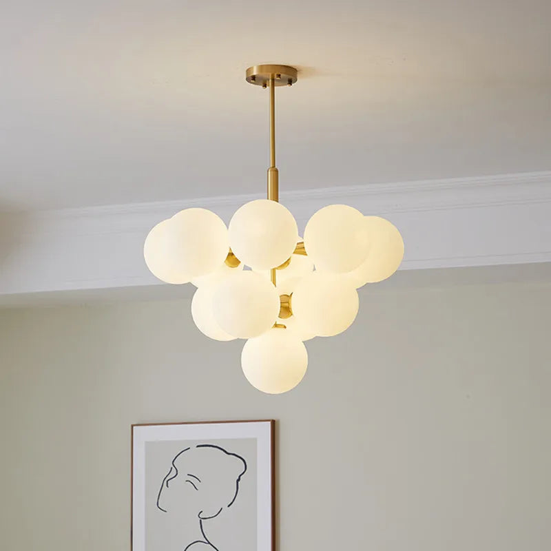 Metal Modern Five-Light LED Pendant Chandelier