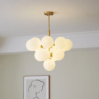 Metal Modern Five-Light LED Pendant Chandelier