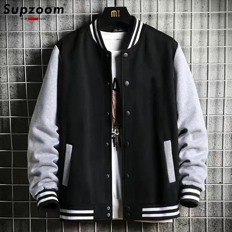 Warm Men's Fleece Bomber Coat
