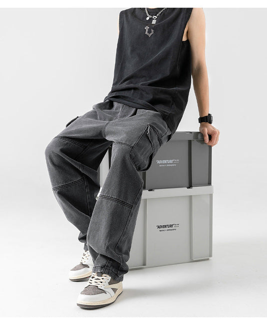Comfortable Straight Fit Cargo Pants for Men - VogeLuxe