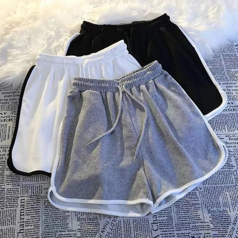 Comfy Athletic Wide Leg Summer Shorts - VogeLuxe