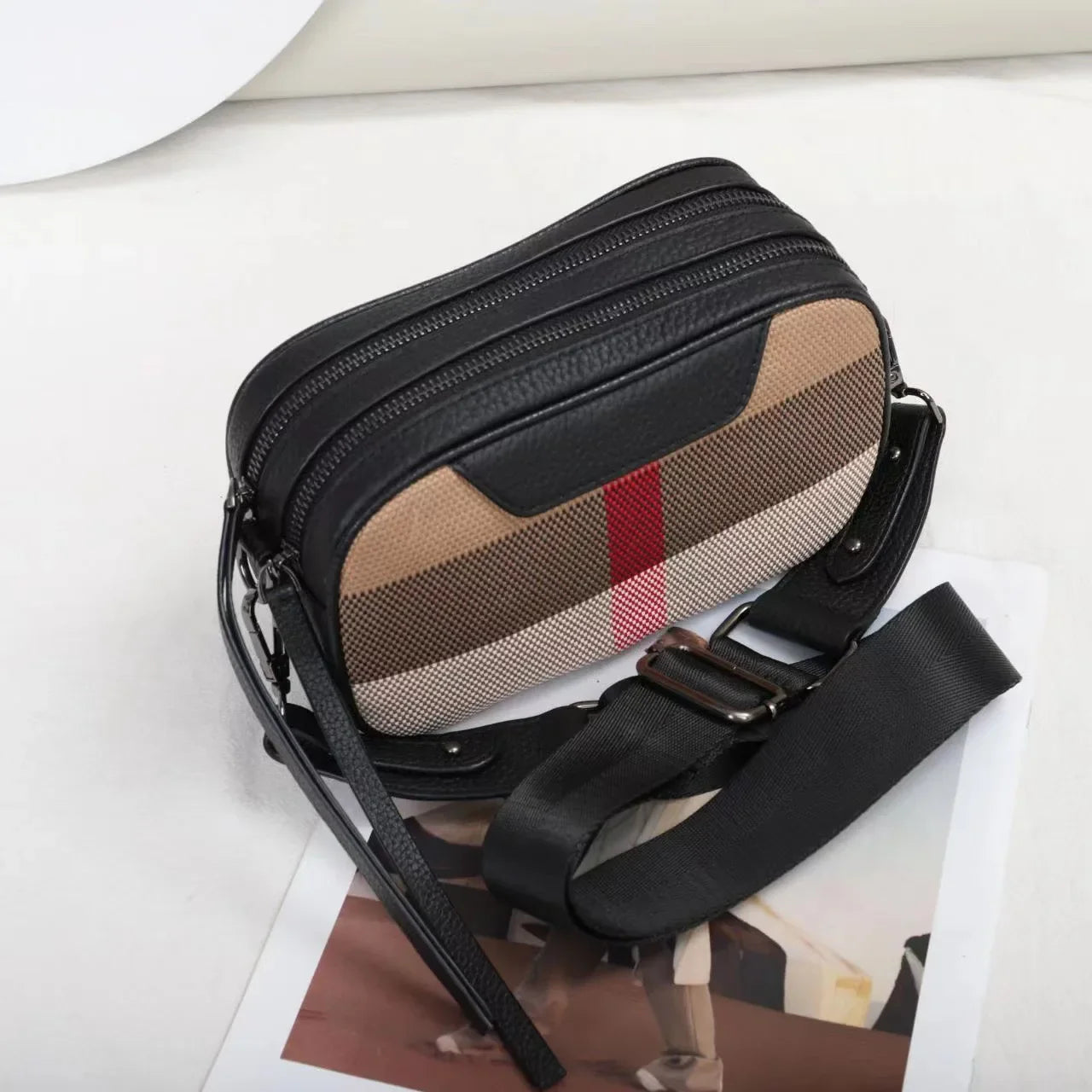 Real Leather Small Cross Body Handbags Women