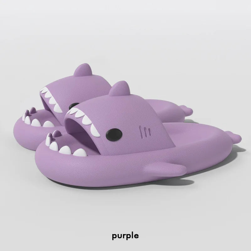 Comfy Shark Flip Flops – Thick Anti Slip Footbed