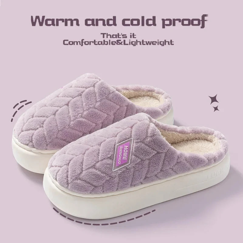 Cozy Fuzzy Women's Slipper Socks with Grippy Warm Soles