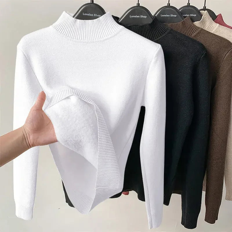 Soft Knit Half Zip Sweater for Men