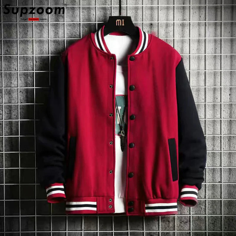 Warm Men's Fleece Bomber Coat