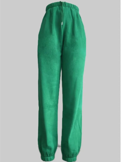 Warm Women's Fleece Hoodie and Jogger Set
