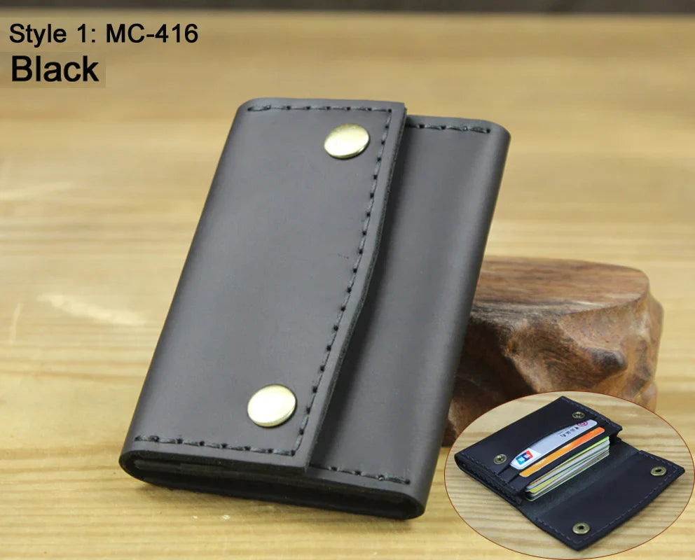 Premium Brown Leather Card Wallet