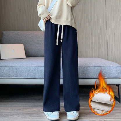 Warm Women's Fleece Lined Comfort Trousers