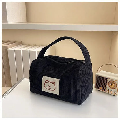 Big Storage Makeup Pouch - Women's Soft Cosmetic Case
