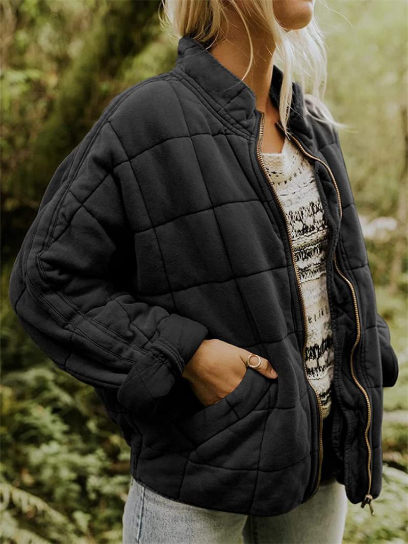 Rasmine | Chic Padded Zip Up Jacket