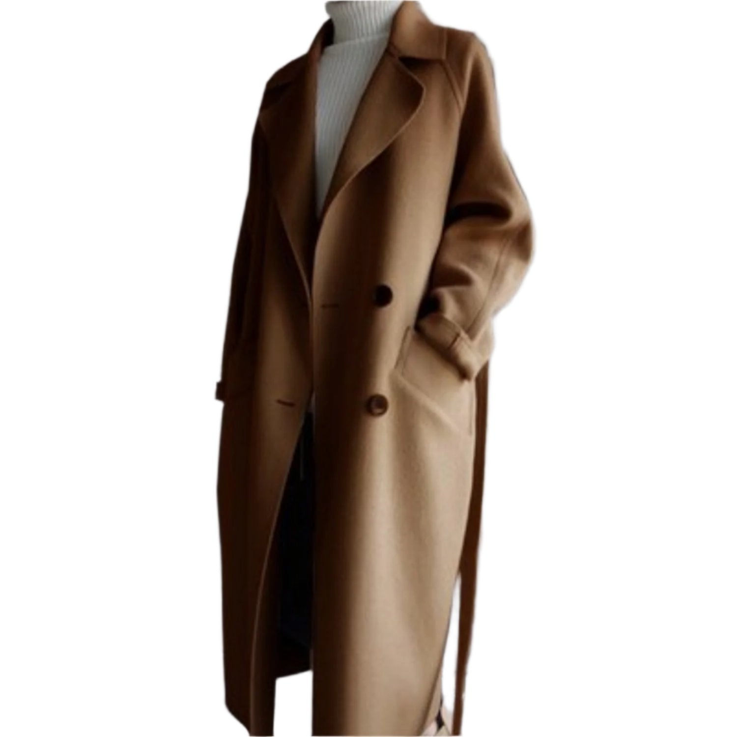 Stylish Trench Coat - Fitted Winter Coat - BritishElegance