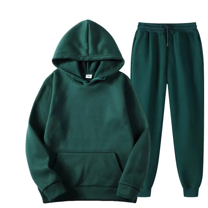 Comfy Women's Hooded Sweat Suit – Soft Jogger Outfit