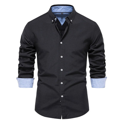 Classic Casual Men's Cotton Button Shirt