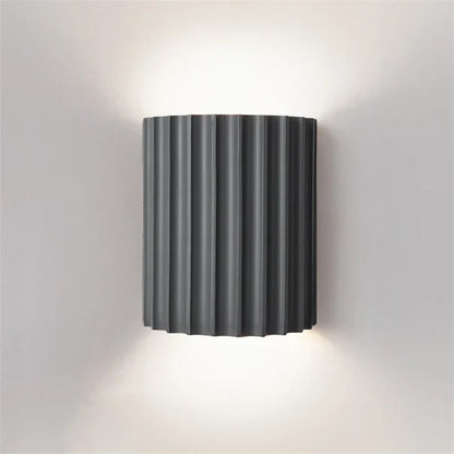Contemporary White Resin Wall Light