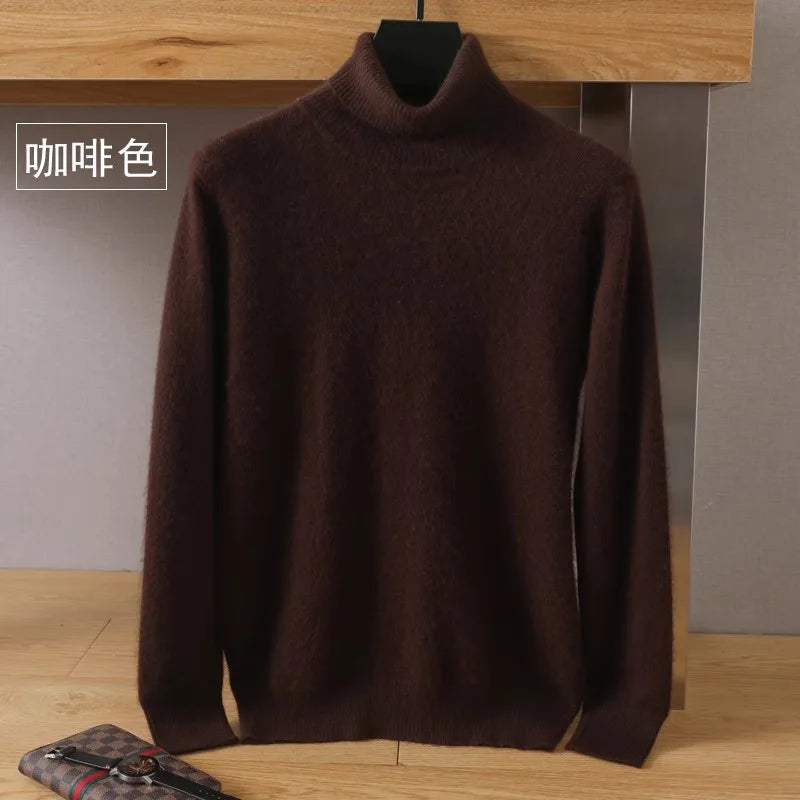 Luxury Soft Men's Cashmere Crew Neck Sweater