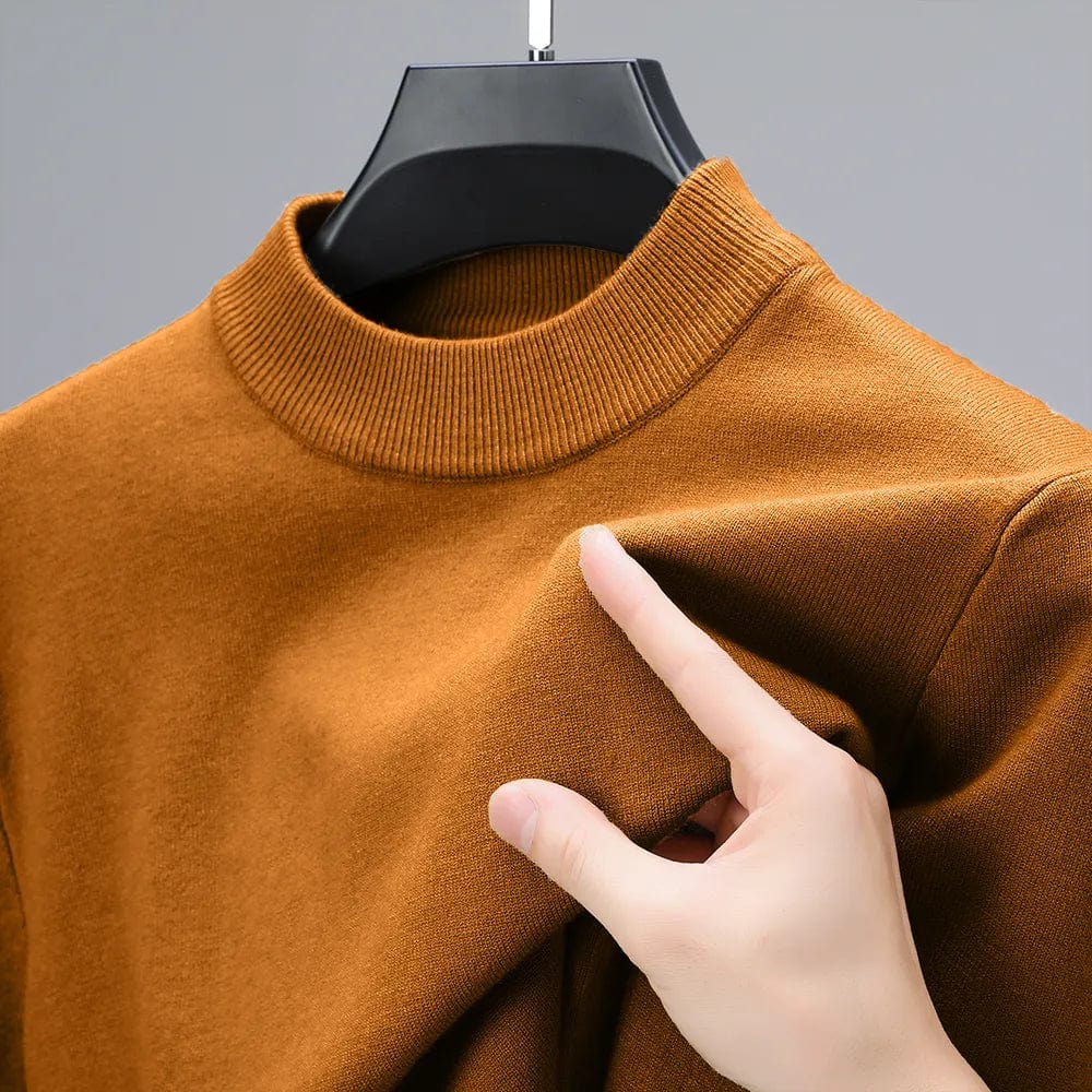 Classic Mens Plain Cashmere Sweater